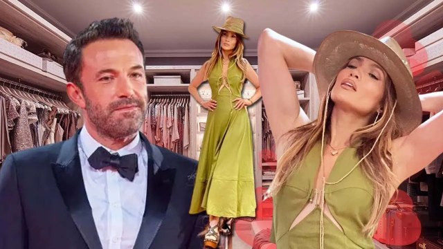 JLo stole Ben Affleck's heart in a flying green dress at the weekend
