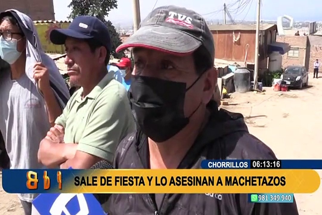 Presunto ajuste de cuentas: sujeto fue asesinado a puñaladas tras salir de una fiesta en Chorrillos