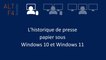 L'historique du presse papier sous Windows 10 et Windows 11