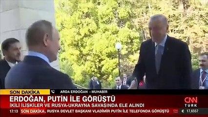 Cumhurbaşkanı Erdoğan, Putin ile görüştü