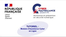 Tutoriel intégration du module Assistance Cyber en Ligne