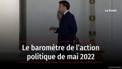 La baromètre de l'action politique de mai 2022