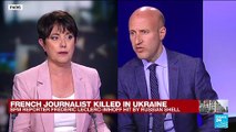 French journalist killed in Ukraine while covering ‘reality of the war’, Macron says