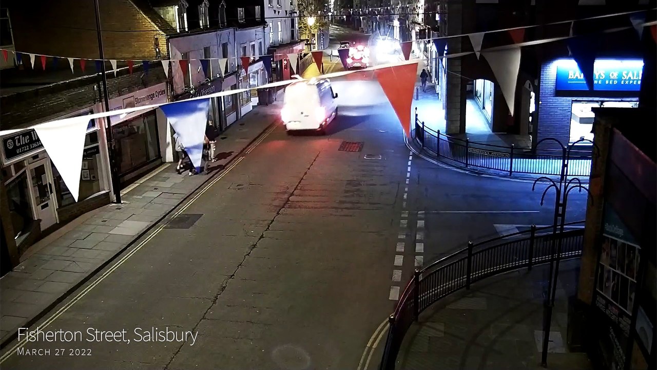 Watch the moment man deliberately drove car at group of pedestrians in ...