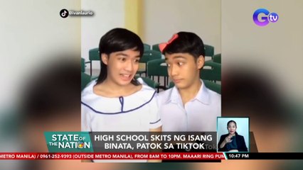 High school skits ng isang binata, patok sa Tiktok | SONA