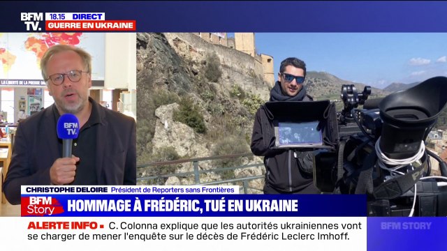 Mort de Frédéric Leclerc-Imhoff: Il est le 8e journaliste à être tué dans son exercice professionnel en Ukraine , annonce Reporters Sans Frontières