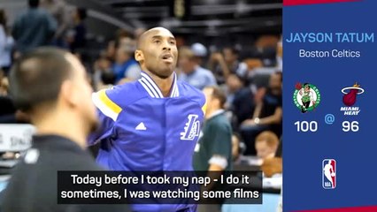 Tatum honours 'idol' Kobe