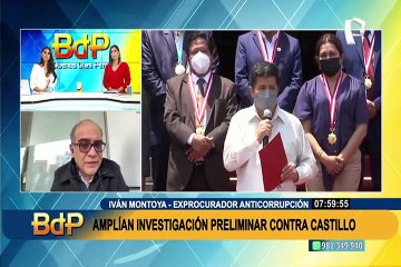 Iván Montoya: "Sí es posible dictar un impedimento de salida del país a Pedro Castillo"