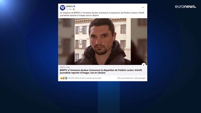 Morto giornalista francese che copriva la guerra in Ucraina