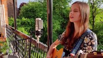 Busker Zoё Wren performs Cecilia