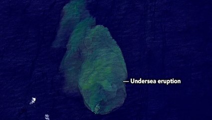 Active submarine volcano has an odd secret