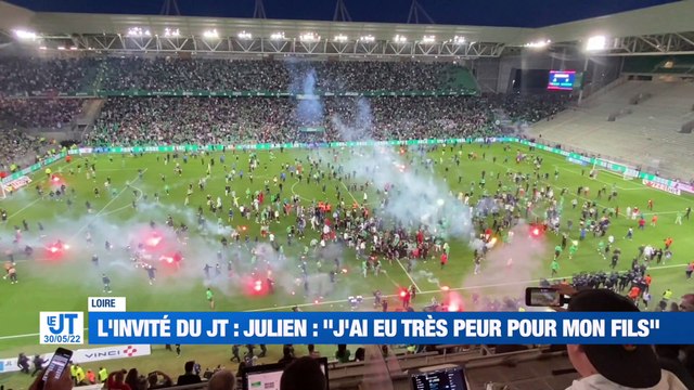 À la UNE : JT spécial descente en Ligue 2 de l'AS Saint-Etienne / C'était la gueule de bois ce lundi matin dans les rues de Saint-Etienne / Retour sur les incidents d'après-match / Les élus licaux réagissent à la descente des Verts /