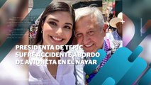 Avioneta en la que viajaba la presidenta de Tepic sufre accidente | CPS Noticias Puerto Vallarta