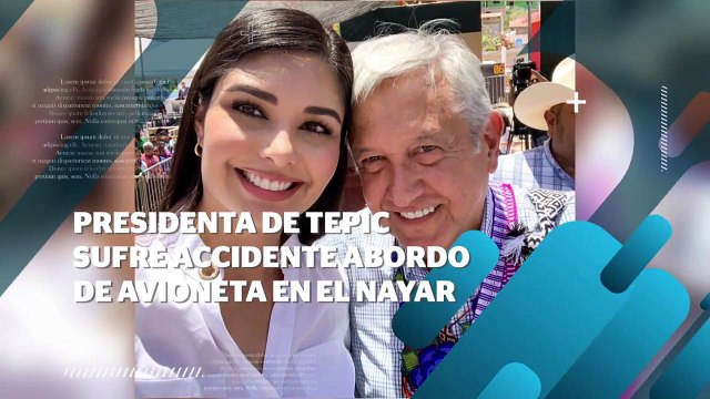 Avioneta en la que viajaba la presidenta de Tepic sufre accidente | CPS Noticias Puerto Vallarta