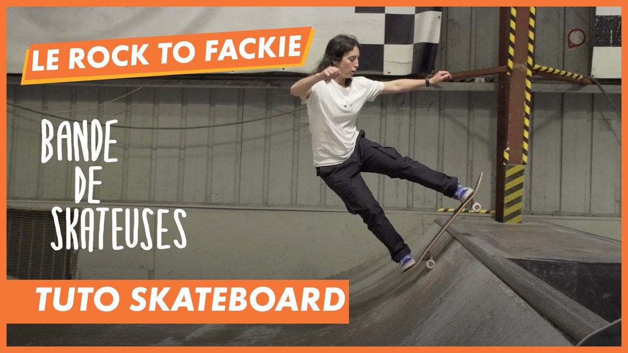 Tuto - Le rock to fackie en skate avec Charlotte Hym - CANAL+kids