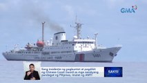 Ilang insidente ng pagbuntot at pagdikit ng Chinese Coast Guard sa mga sasakyang pandagat ng Pilipinas, iniulat ng AMTI | Saksi