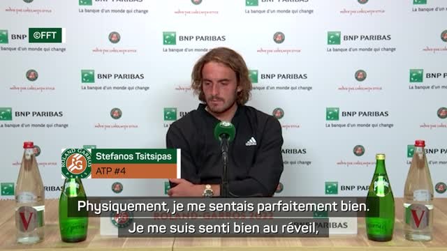 Roland-Garros - Tsitsipas : Depuis quelques jours, j'étais nerveux