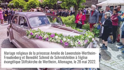 Mariage royal : Photos de l'union entre la princesse Amelie de Lowenstein et Benedikt Schmid von Schmidsfelden