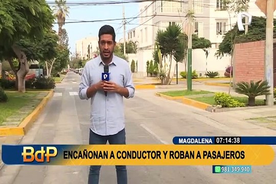 Magdalena: asaltan a mano armada a conductor estacionado en frontis de su casa