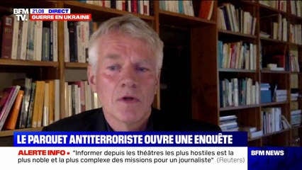 "Il y a une stratégie délibérée de la part de l'armée russe d'avoir une guerre à huis clos", affirme le journaliste Olivier Weber