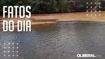 Indígenas afirmam que deslizamento de montanha é responsável pela turbidez da água do Rio Mapuera
