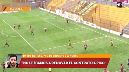 "No le íbamos a renovar el contrato a Pico"