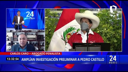 Carlos Caro sobre investigación a Castillo: “no se transgrede Constitución porque se va a investigar, no acusar”