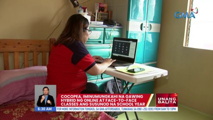 COCOPEA, iminumungkahi na gawing hybrid ng online at face-to-face classes ang susunod na school years | UB