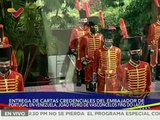 Presidente  Maduro recibe Cartas Credenciales del Embajador designado de Portugal, João Pedro de Vasconcelos Fins do Lago