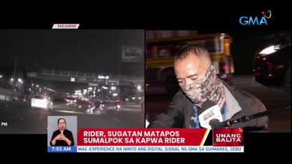 Rider, sugatan matapos sumalpok sa kapwa rider | UB