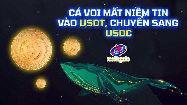 Cá voi “mất niềm tin” vào USDT, chuyển sang USDC sau làn sóng de-peg stablecoin - #Shorts