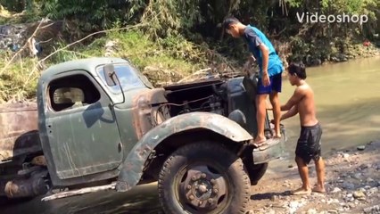 Russia Old Truck Zil-164Iin Indonesia