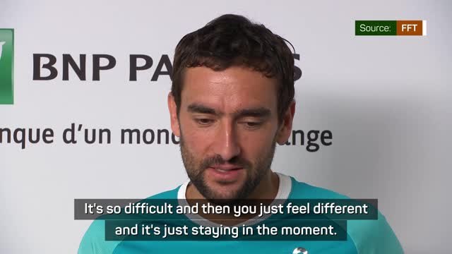 Cilic enjoying his tennis after reaching French Open quarters