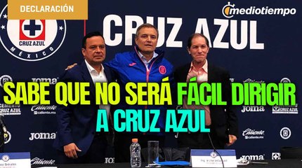Cruz Azul presenta a Diego Aguirre como su nuevo DT