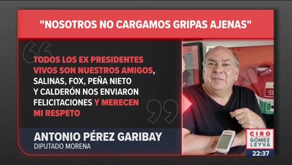Todos los ex presidentes vivos son nuestros amigos: Papá "Checo"