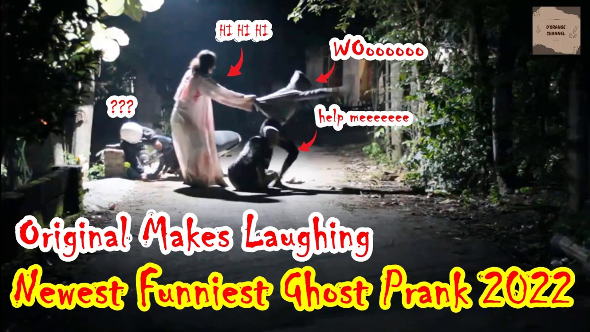 ⁣Original Makes Laughing, Newest Funniest Ghost Prank 2022