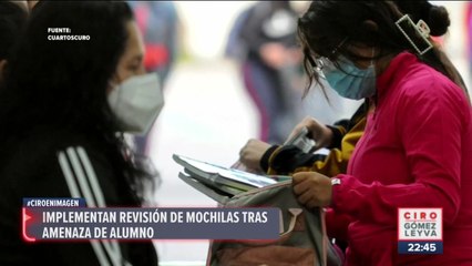 Joven que amenazó a compañeros con pistola en CDMX está suspendido