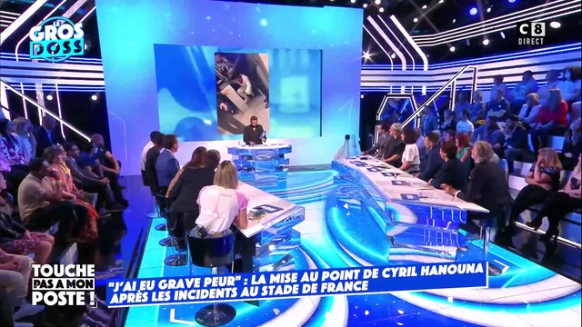 Les images de Cyril Hanouna passant sous une barrière de contrôle au Stade de France fait le buzz : L'animateur s'explique sur C8 !