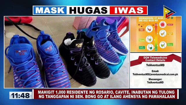 Mahigit 1,000 residente ng Rosario, Cavite, inabutan ng tulong ng tanggapan ni Sen. Bong Go at ilang ahensiya ng pamahalaan