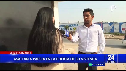 VES: Delincuente armado asalta a pareja de enamorados en la puerta de su casa