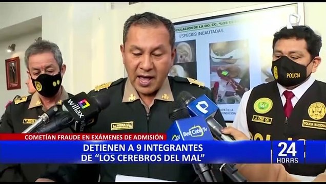 “Los cerebros del mal”: PNP desarticula banda de suplantadores a exámenes de universidades