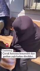 شاهد.. تركي يعتدي على مسنة سورية بطريقة وحشية.. والسلطات تعلق