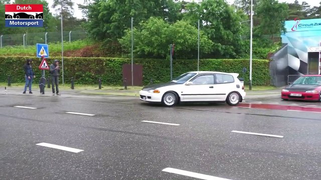 Modified Cars leaving Car Show- - Skyline GTR- LW Aventador- NSX- Escort Cosworth- 600LT- CLK63-