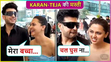 Tejasswi & Karan's Cute Moment At The Airport, Is Jodi Ko Nazar Na Lage