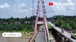 Jembatan Kabel Sungai Dareh kabupaten Dharmasraya || jembatan PDRI