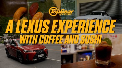Lexus Experience with coffee and sushi