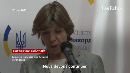 Les images de la visite de Catherine Colonna en Ukraine