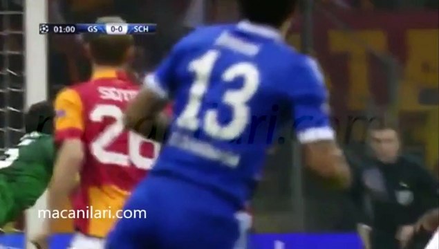 Galatasaray 1-1 FC Schalke 04 20.02.2013 - 2012-2013 Champions League Round of 16 1st Leg