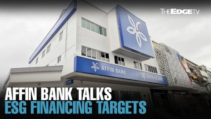 Affin Bank talks ESG financing targets