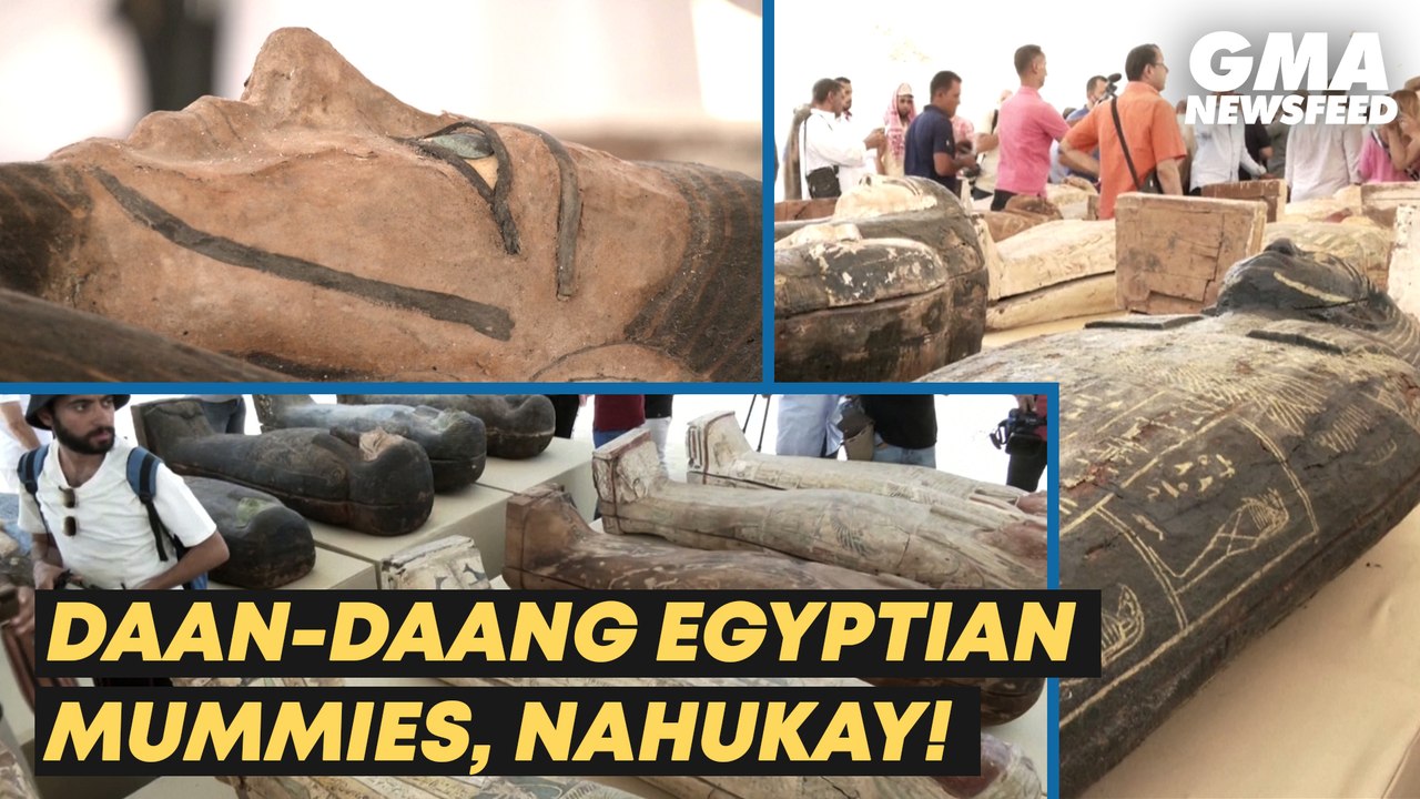 Daan-daang Egyptian mummies, nahukay! | GMA News Feed